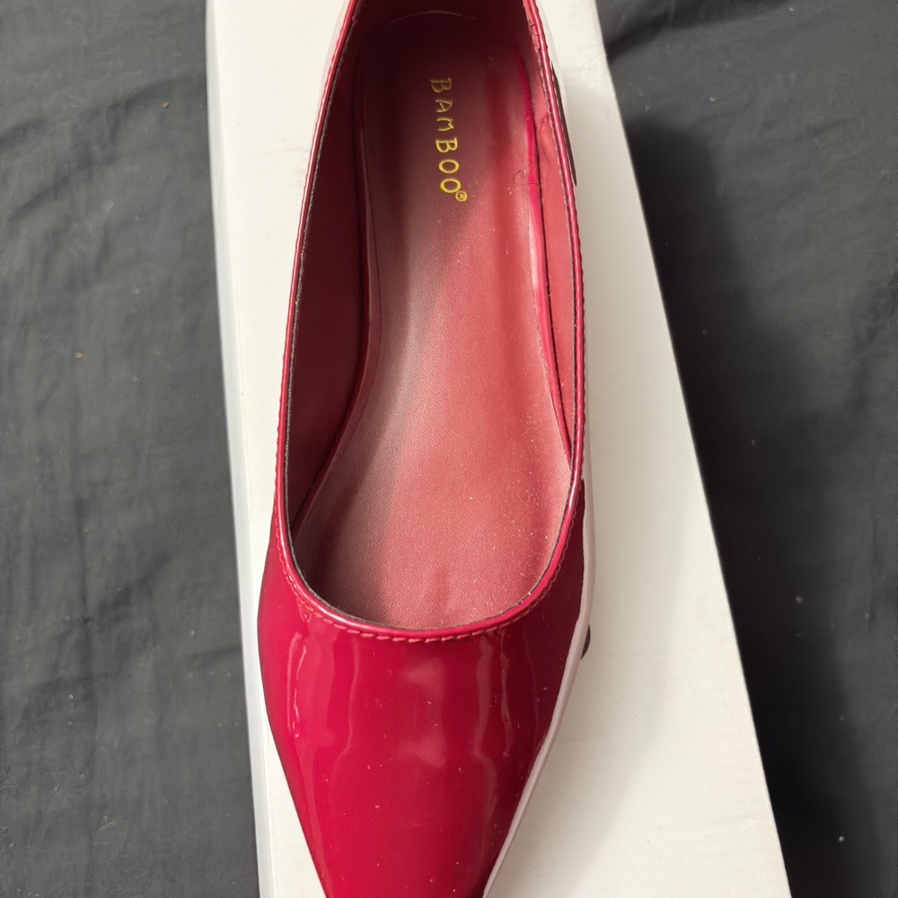Bamboo Women's Red Pumps